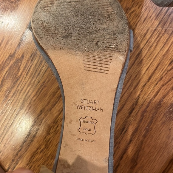 Stuart Weitzman Woman’s Blue Heels Size 5.5 - Picture 6 of 7
